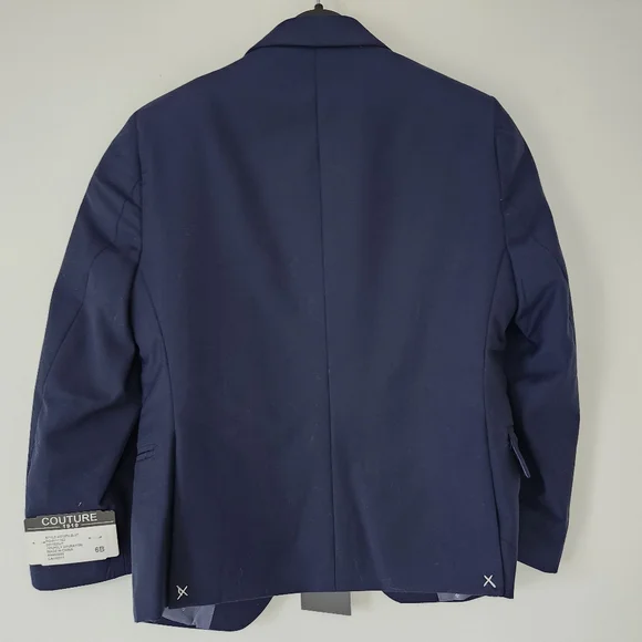 FABIAN Couture 1910 BOY’s Power Stretch Suit Separates in Navy Blue BLAZER Sz 6B - Picture 8 of 10